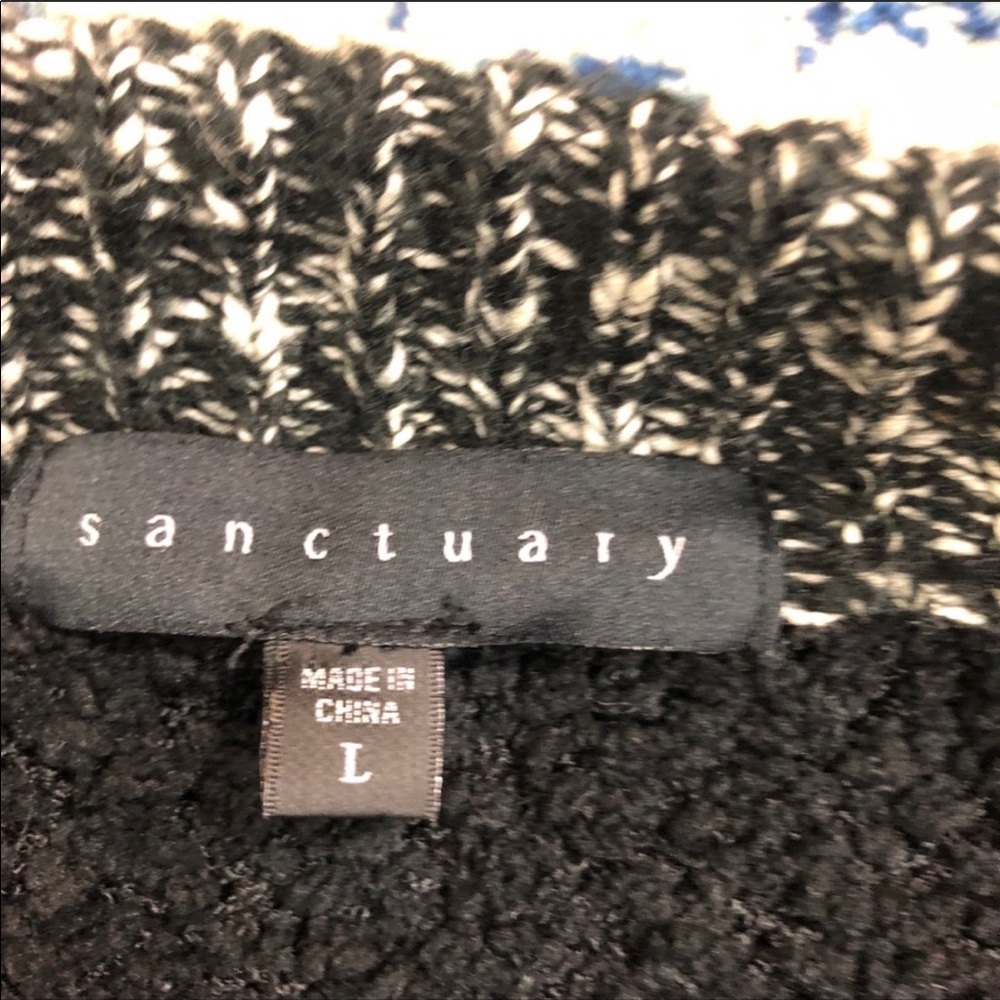 Sanctuary oversized Boule color block knit sweater - Picture 10 of 15